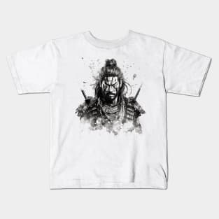 a samurai warrior Kids T-Shirt